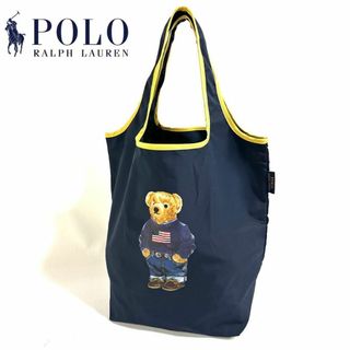 POLO RALPH LAUREN - 【極美品】POLOラルフローレン ポロベアー 大容量 エコバッグ ネイビー