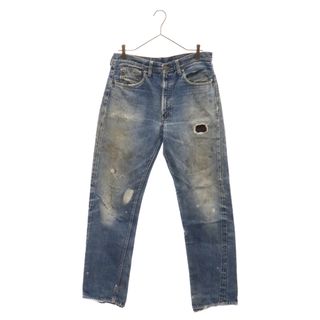 Levi's リーバイス 60S VINTAGE 505 BIGE ボタン裏5 赤耳 シングルステッチ SCOVILL ジップフライデニムパンツ インディゴ