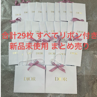 Dior - DIOR ディオール ショッパー 紙袋 29枚 ピンクリボン 新品未使用