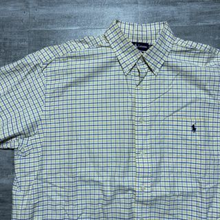 ラルフローレン(Ralph Lauren)のBIG SHIRT ラルフローレン 半袖シャツ チェック柄 Y2K L(Tシャツ/カットソー(半袖/袖なし))