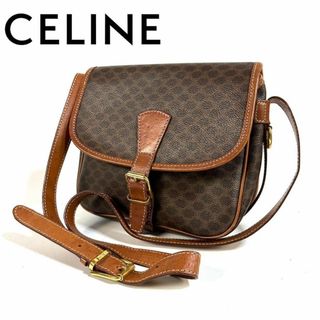 セリーヌ(celine)の【美品】CELINE トリオンフ マカダム柄 ショルダーバッグ イタリア製(ショルダーバッグ)