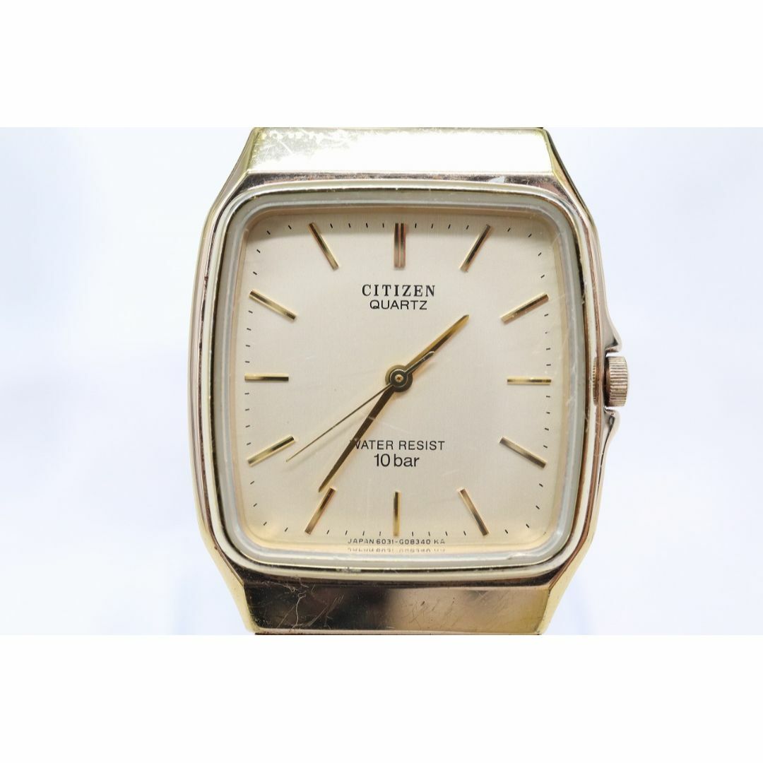 CITIZEN - 【W136-2】動作品 電池交換済 シチズン 腕時計 6031 CITIZEN - 【W136-2】動作品 電池交換済 シチズン 腕時計 6031