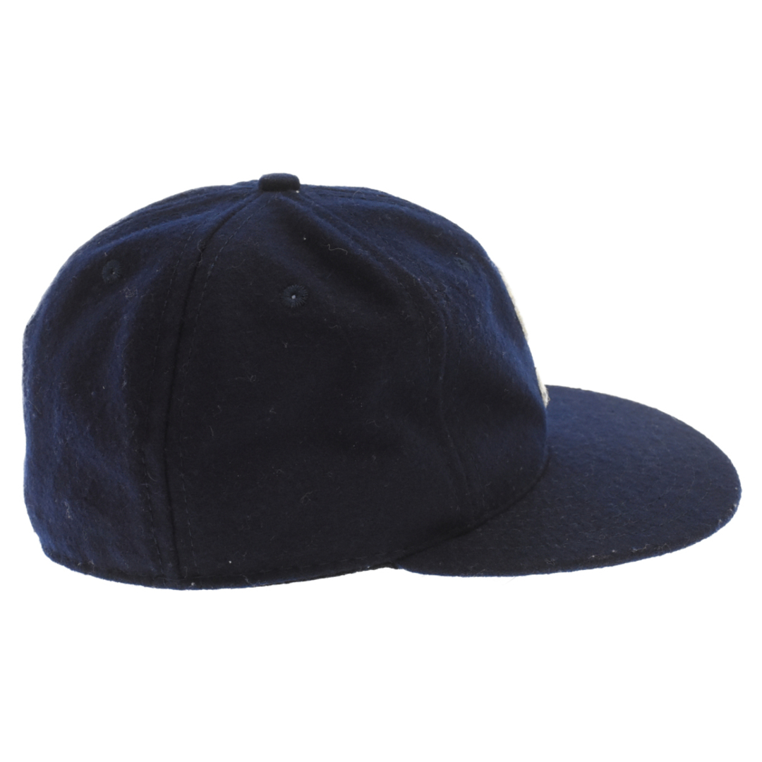 Supreme(シュプリーム)のSUPREME シュプリーム 23ss Ebbets S Logo Fitted 6-Panel エベッツ ウール ベースボール キャップ 帽子 ネイビー メンズの帽子(キャップ)の商品写真