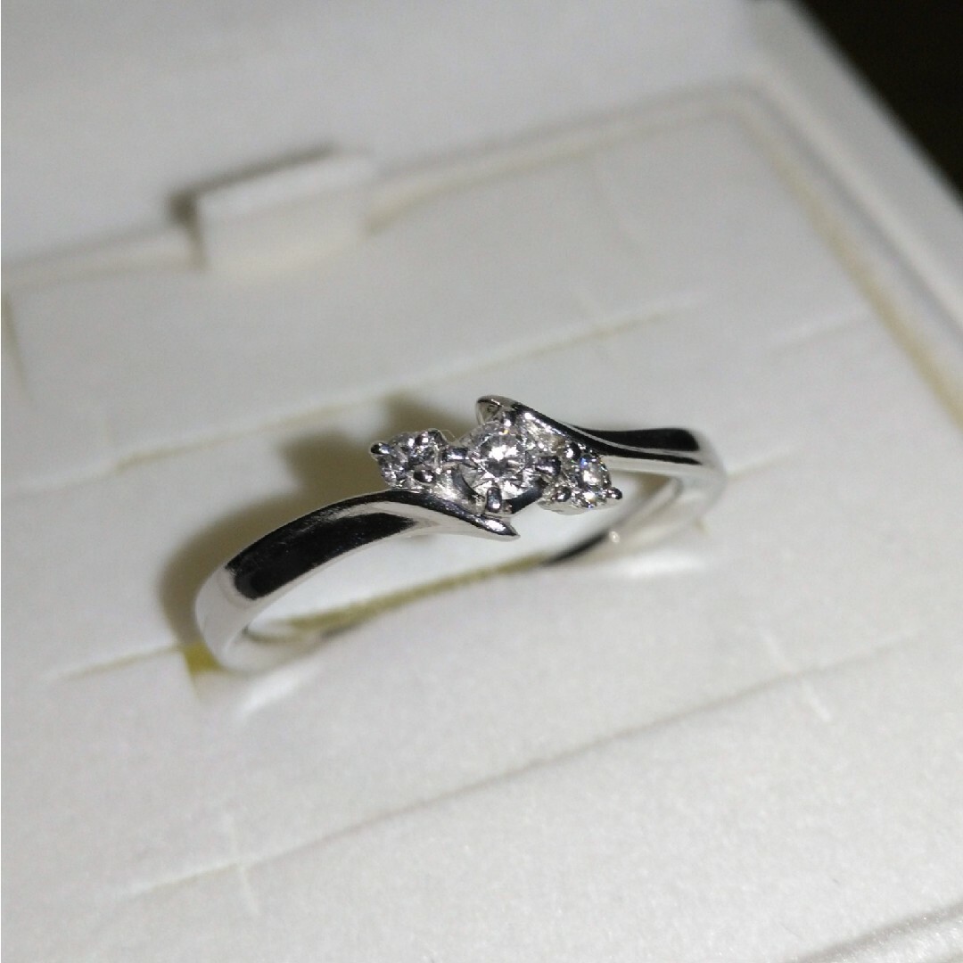4℃(ヨンドシー)の4℃ Pt950 プラチナ ダイヤモンドリング 指輪 8号 レディースのアクセサリー(リング(指輪))の商品写真