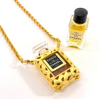 シャネル(CHANEL)のシャネル ネックレス パフュームボトル ヴィンテージ  ゴールド(ネックレス)