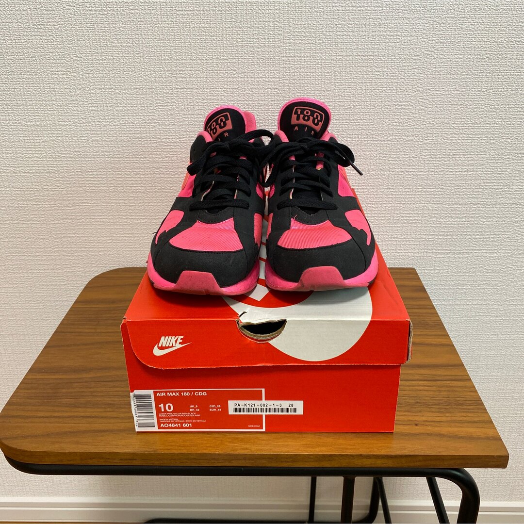 COMME des GARCONS HOMME PLUS(コムデギャルソンオムプリュス)のNIKE AIR MAX 180 CDG コムデギャルソン 28cm US10 メンズの靴/シューズ(スニーカー)の商品写真