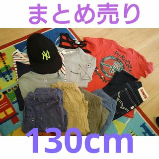 エドウィン(EDWIN)の子供服　まとめ売り130　ニューエラキッズキャップ　EDWINデニム　コンバース(Tシャツ/カットソー)