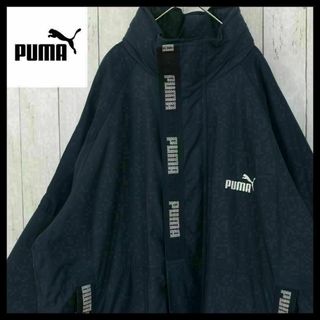 PUMA - 【希少】プーマ ナイロンジャケット ハーフジップ アウトドア 刺繡ロゴ 入手困難