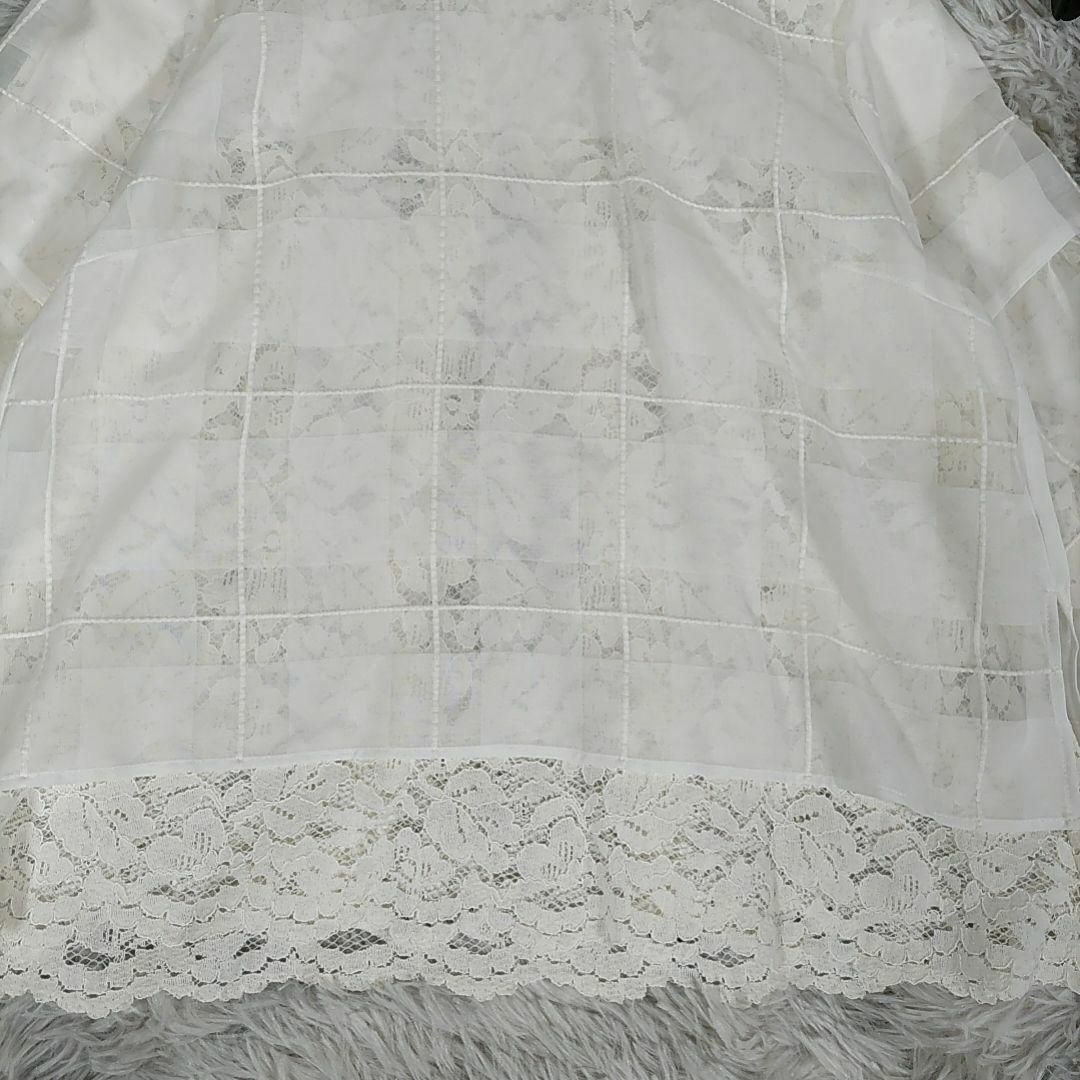 JILLSTUART(ジルスチュアート)の新品！ジルスチュアート◎長袖ブラウス(М)レース 二重構造  入園卒園入学卒業 レディースのトップス(シャツ/ブラウス(長袖/七分))の商品写真