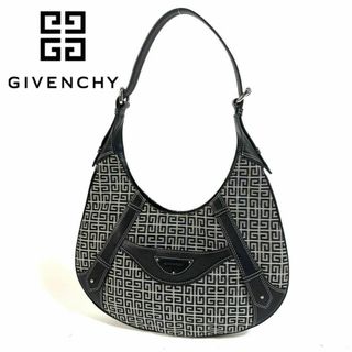 ジバンシィ(GIVENCHY)の【美品】GIVENCHY  キャンバス レザー ハンドバッグ 総柄 グレー(ハンドバッグ)