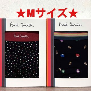 ポールスミス(Paul Smith)の【新品】ポールスミス Mサイズ ボクサーパンツ 2枚(ボクサーパンツ)