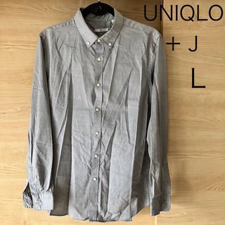 ユニクロ(UNIQLO)のユニクロ　長袖シャツ　綿　プラスJ(シャツ)