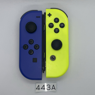 ニンテンドースイッチ(Nintendo Switch)の「極美品」Switch ジョイコン　joy-con 分解整備済み　k443(その他)