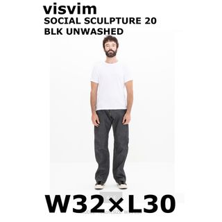 VISVIM - visvim SOCIAL SCULPTURE 20 BLK UNWASHED