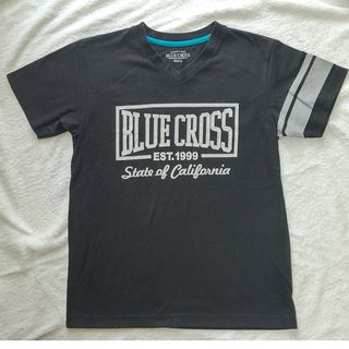 Tシャツ黒（L）160cm BLUECROSS