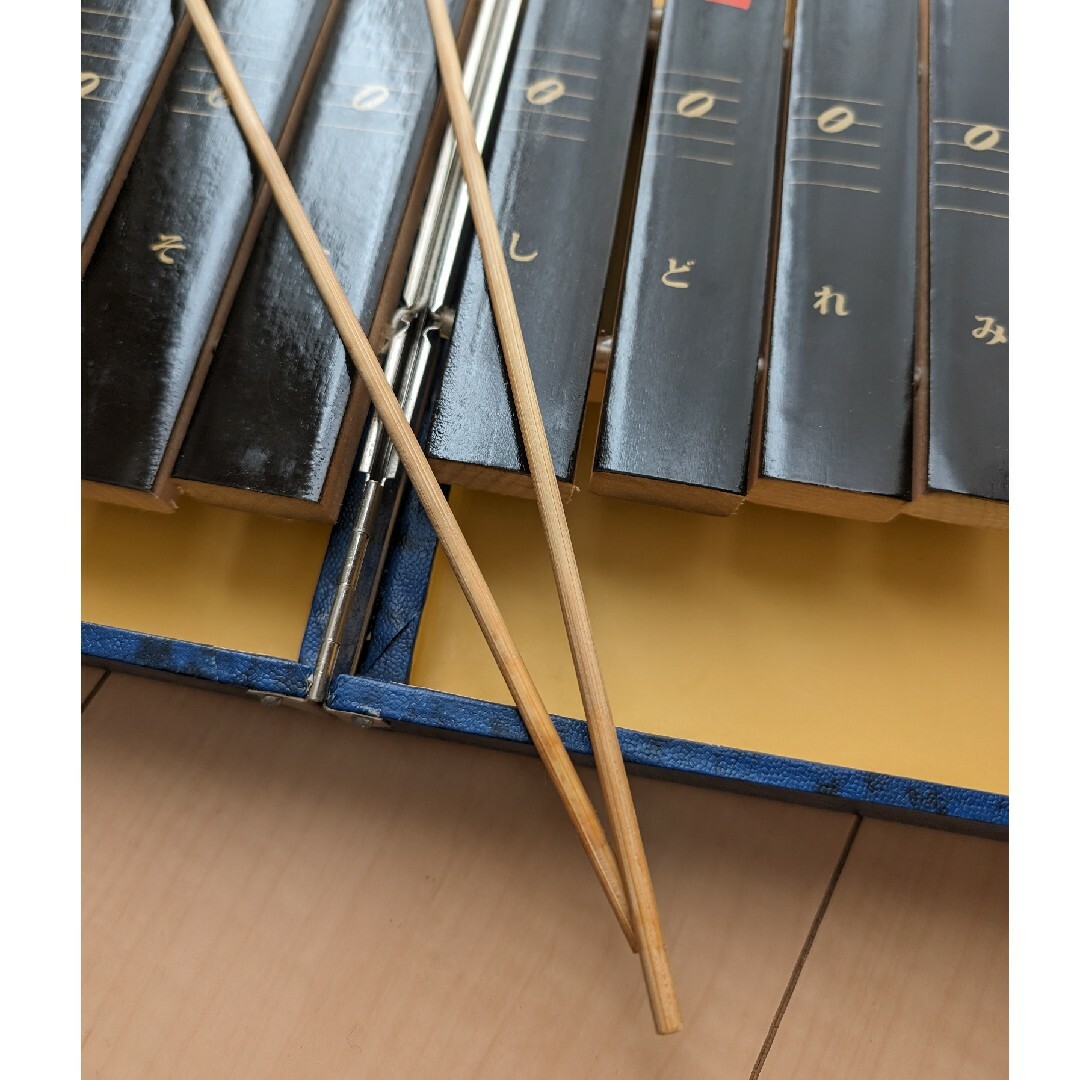 折りたたみ木琴🎶 楽器の打楽器(木琴)の商品写真