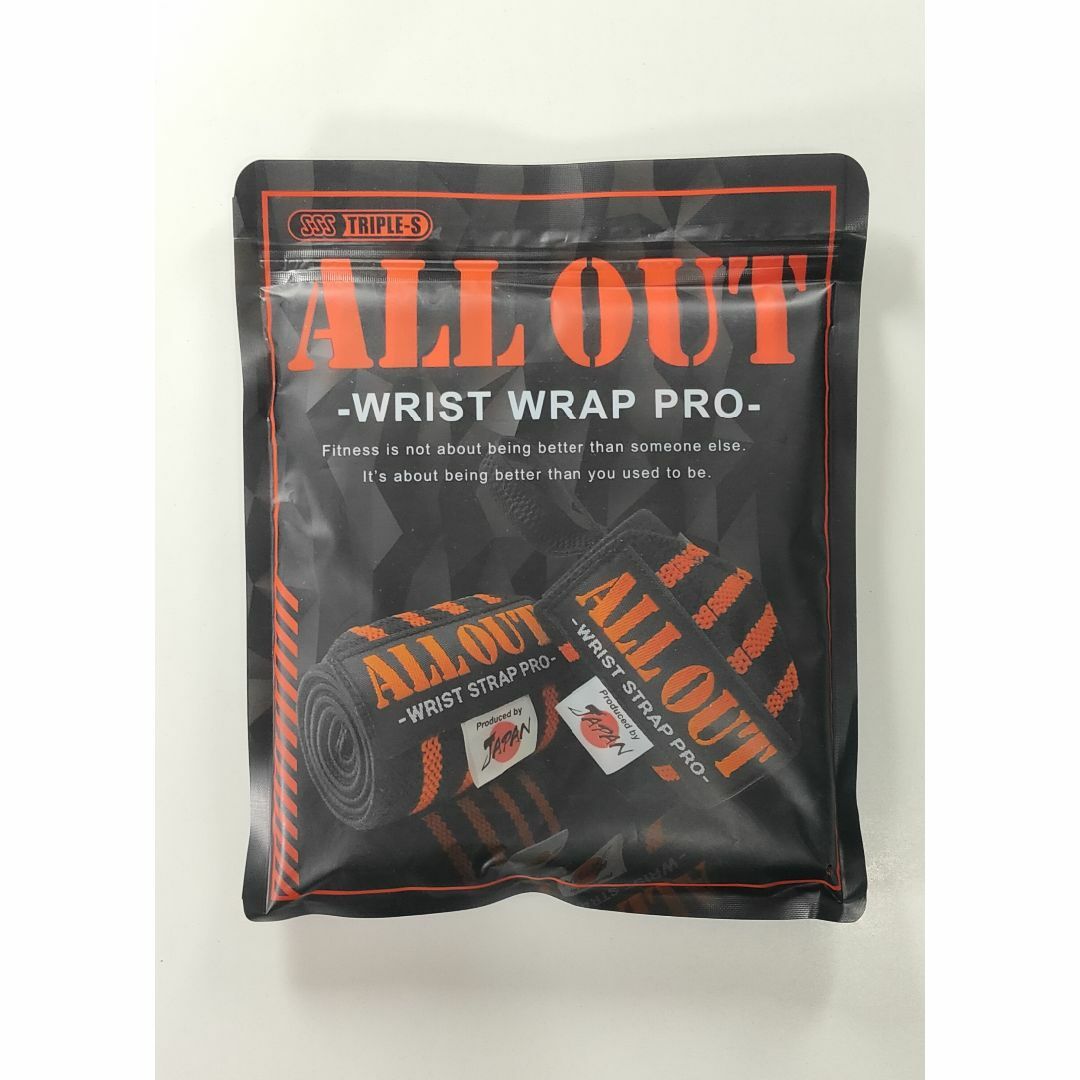 【新品】ALL OUT オールアウト リストラップ オレンジ 24インチ スポーツ/アウトドアのトレーニング/エクササイズ(トレーニング用品)の商品写真