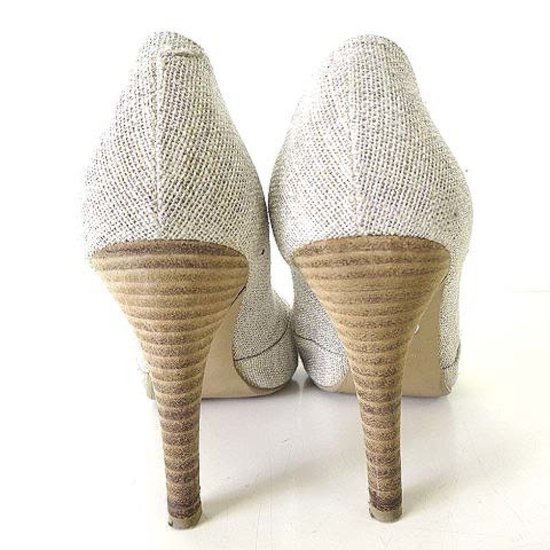 VIVA ANGELINA(ビバアンジェリーナ)のビバアンジェリーナ パンプス ハイヒール 22.5cm ラメ ベージュ くつ 靴 レディースの靴/シューズ(ハイヒール/パンプス)の商品写真
