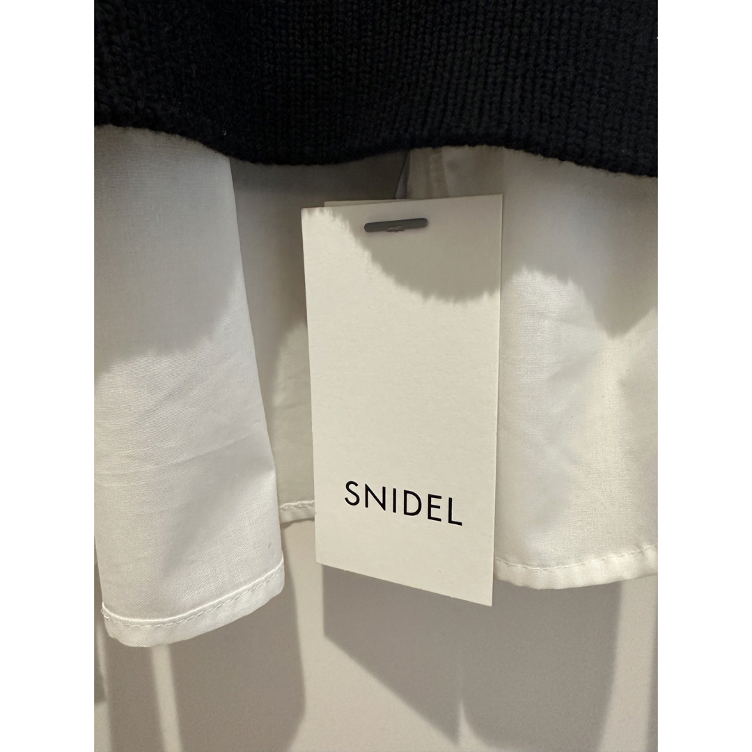 SNIDEL(スナイデル)の[スナイデル] ハイネックニットベスト付きトップス SWNT221100 レディースのトップス(シャツ/ブラウス(長袖/七分))の商品写真