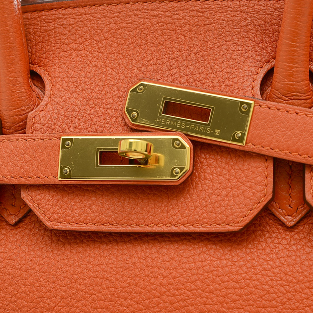 Hermes(エルメス)のエルメス バーキン30 トリヨン オレンジポピー ゴールド金具 A刻印 レディースのバッグ(ハンドバッグ)の商品写真