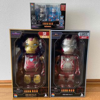 IRON MAN happyくじ　BE@RBRICK 3点セット