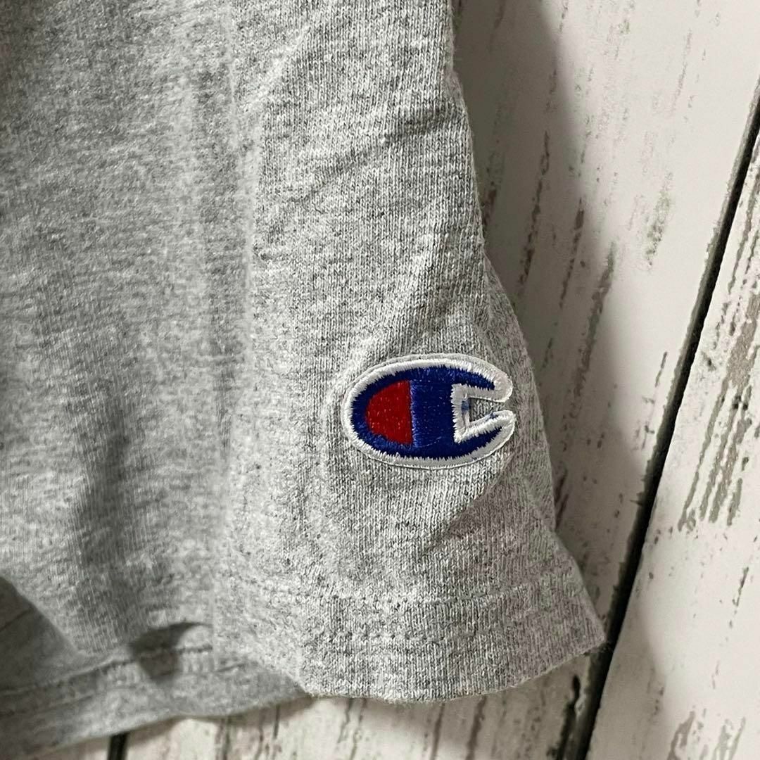 Champion(チャンピオン)のチャンピオン アメリカ古着 プリントTシャツ ロゴ刺繍 ゆるダボ グレー メンズ メンズのトップス(Tシャツ/カットソー(半袖/袖なし))の商品写真