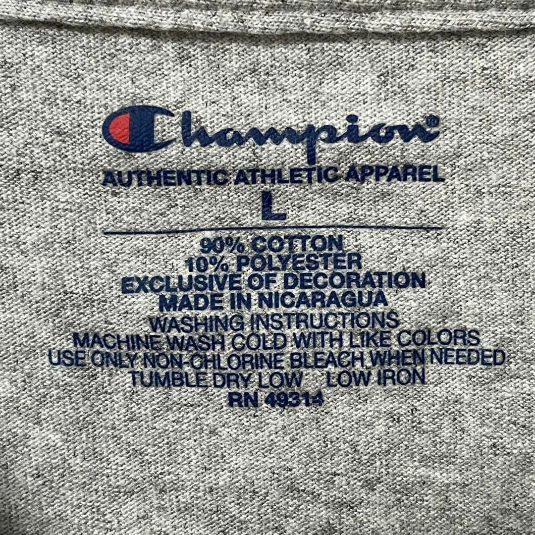 Champion(チャンピオン)のチャンピオン アメリカ古着 プリントTシャツ ロゴ刺繍 ゆるダボ グレー メンズ メンズのトップス(Tシャツ/カットソー(半袖/袖なし))の商品写真