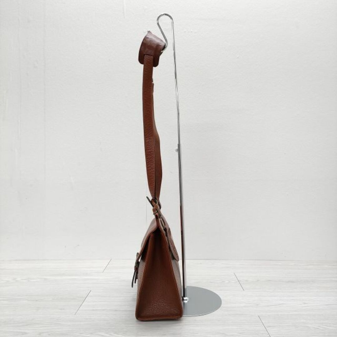 MARGARET HOWELL - MARGARET HOWELL レザーショルダーバッグ チャーム MARGARET HOWELL - MARGARET HOWELL レザーショルダーバッグ チャーム
