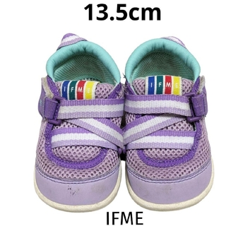 イフミー(IFME)のイフミー　13.5cm　キッズシューズ　パープル　♪履きやすい♪(スニーカー)