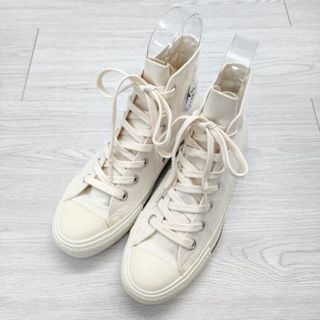 エムエイチエル(MHL.)のMHL./CONVERSE ALL STAR 100 HI 1CL733 サイズ24cm ハイカット スニーカー キナリ レディース エムエイチエル/コンバース【中古】4-0404G◎(スニーカー)