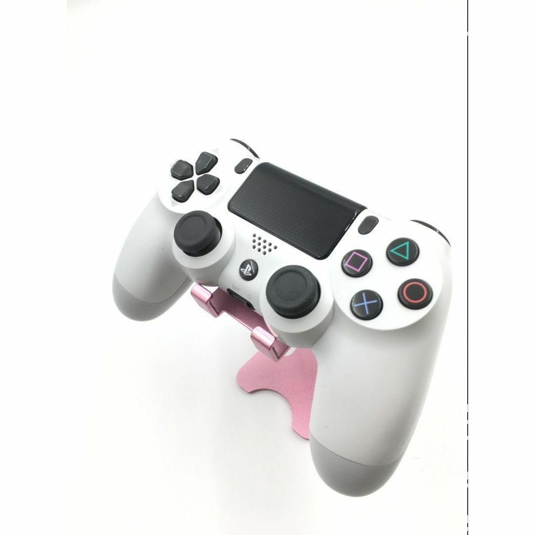 PlayStation4(プレイステーション4)の美品 PS4 コントローラー DUALSHOCK4 純正　ホワイト　b-91 エンタメ/ホビーのゲームソフト/ゲーム機本体(その他)の商品写真