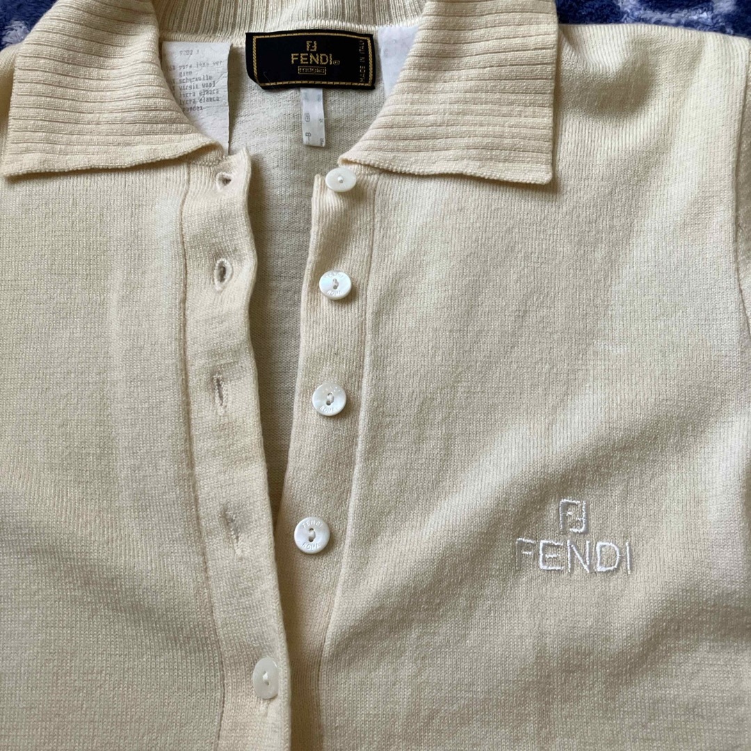 FENDI(フェンディ)のFENDI ニットカーディガン美品 レディースのトップス(カーディガン)の商品写真