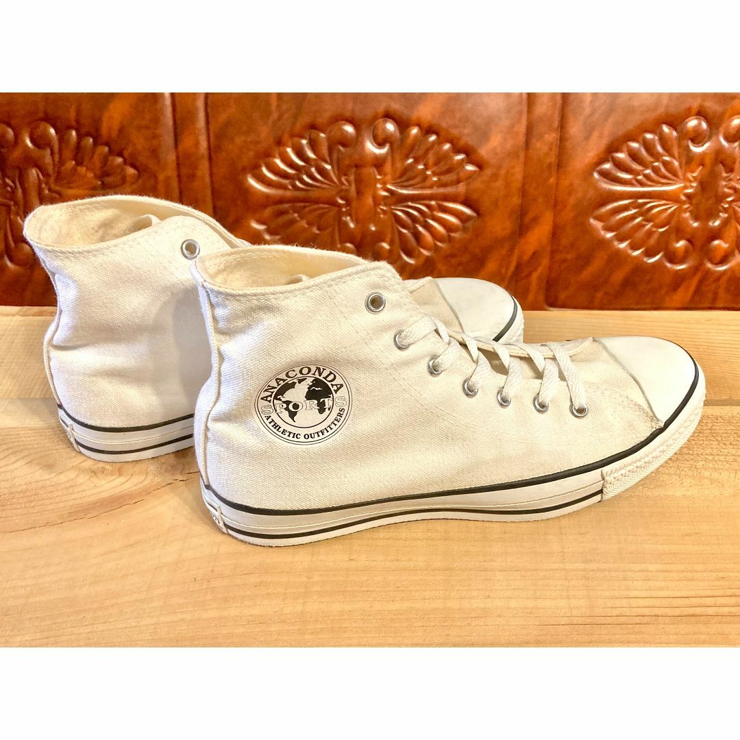 CONVERSE(コンバース)の★90s!USA!コンバース アナコンダ ハイカット 白 デッド 242★ メンズの靴/シューズ(スニーカー)の商品写真