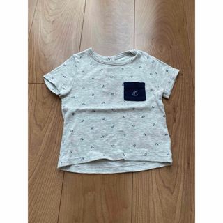 プチバトー(PETIT BATEAU)のプチバトー　カットソー　81cm(Ｔシャツ)