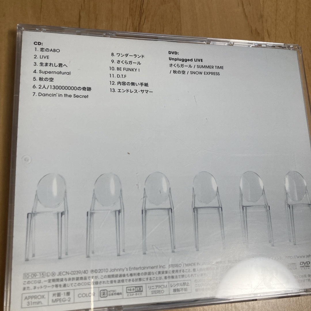 NEWS(ニュース)のLIVE（初回盤） エンタメ/ホビーのCD(ポップス/ロック(邦楽))の商品写真