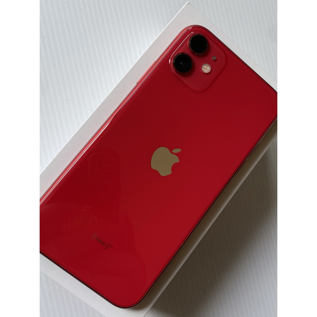 Apple(アップル)のiPhone 11  64GB  SIMフリー  BT100％  ❻ スマホ/家電/カメラのスマートフォン/携帯電話(スマートフォン本体)の商品写真