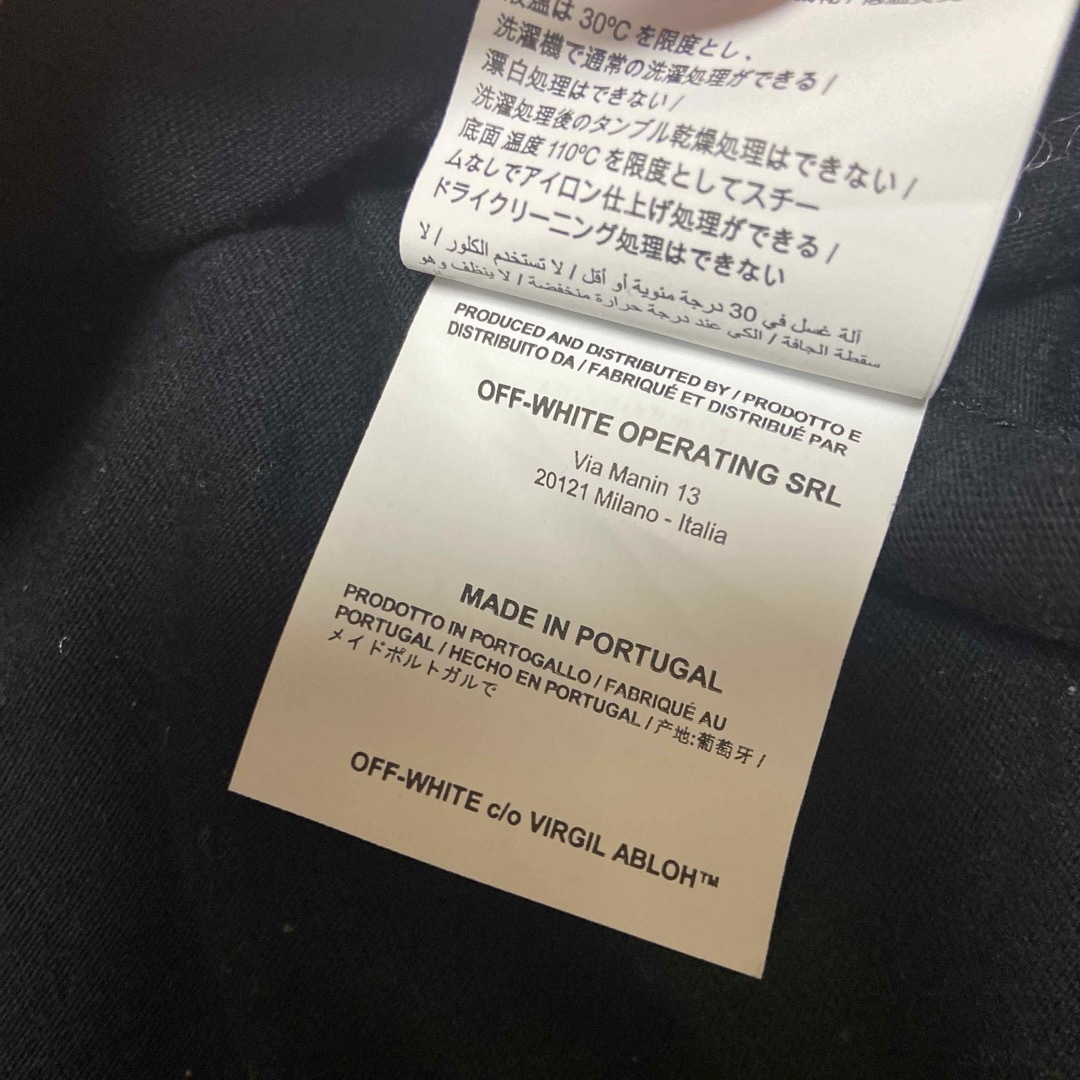 OFF-WHITE(オフホワイト)のoff-white オフホワイト ダイアゴナルマーカーアロー メンズのトップス(Tシャツ/カットソー(七分/長袖))の商品写真