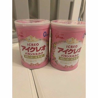グリコ(グリコ)のアイクレオ　粉ミルク　缶　バランスミルク800g 2缶(その他)
