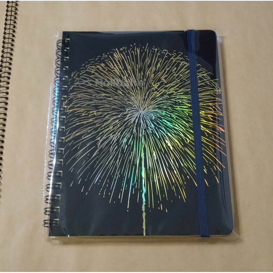 新品 ロルバーン 限定 hanabi A 花火 大輪 ゴールド箔 インテリア/住まい/日用品の文房具(ノート/メモ帳/ふせん)の商品写真