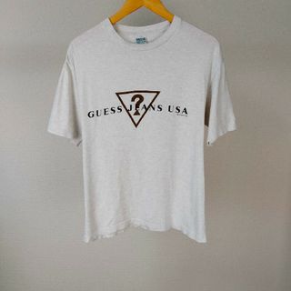 90s US製　GUESS デカロゴ　半袖　tシャツ  古着　ストリート