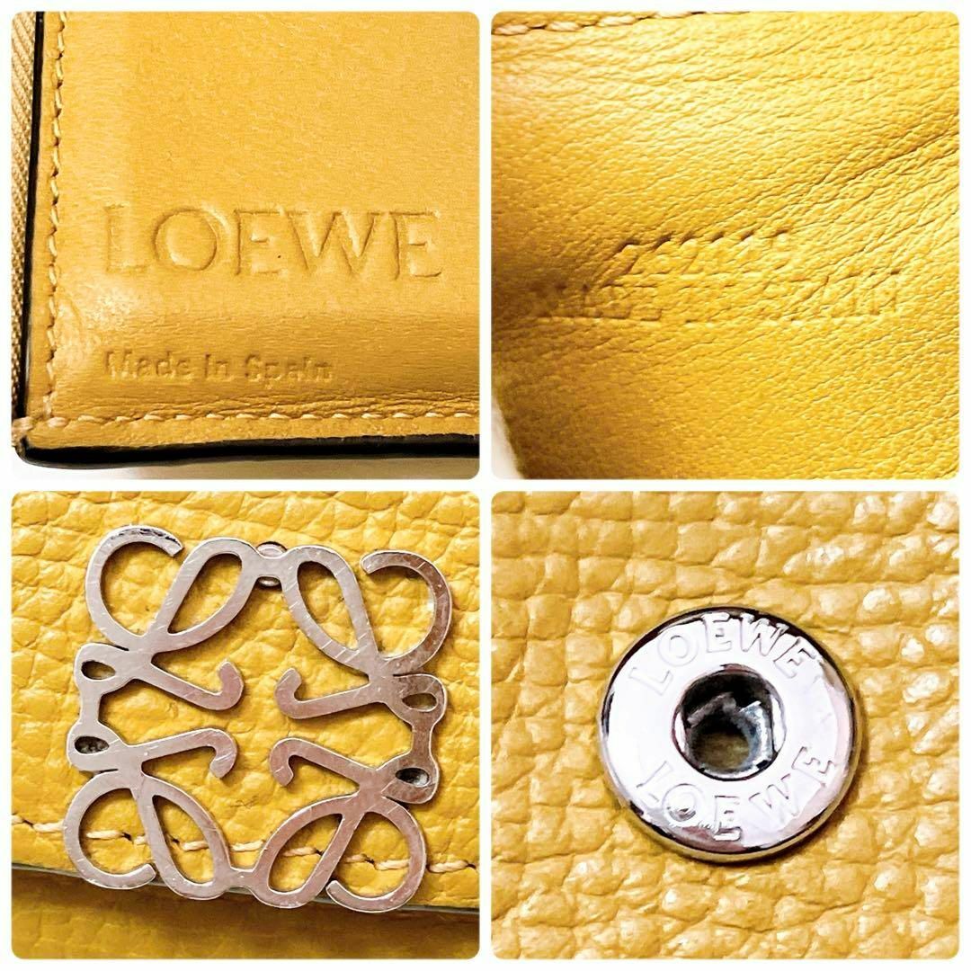 LOEWE(ロエベ)のロエベ LOEWE アナグラム 三つ折り 折り財布 レザー レディース N104 レディースのファッション小物(財布)の商品写真