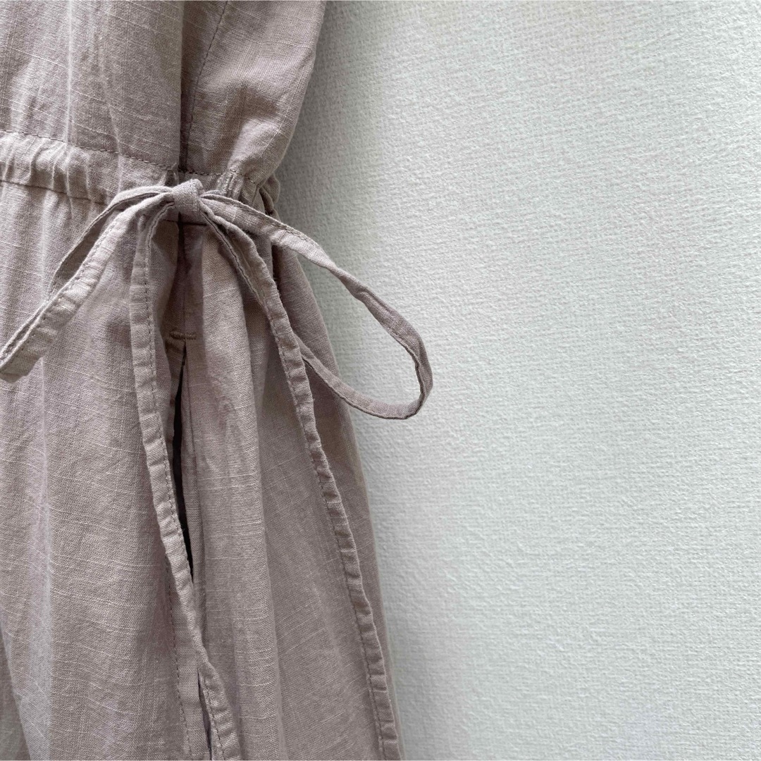 chocol raffine robe(ショコラフィネローブ)のベージュ ワンピース フリーサイズ 大きいサイズ 大きめ マキシワンピース レディースのワンピース(ロングワンピース/マキシワンピース)の商品写真