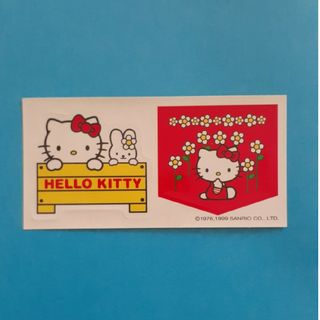 サンリオ(サンリオ)のHELLO KITTY　ハローキティ　ステッカー　シール(キャラクターグッズ)