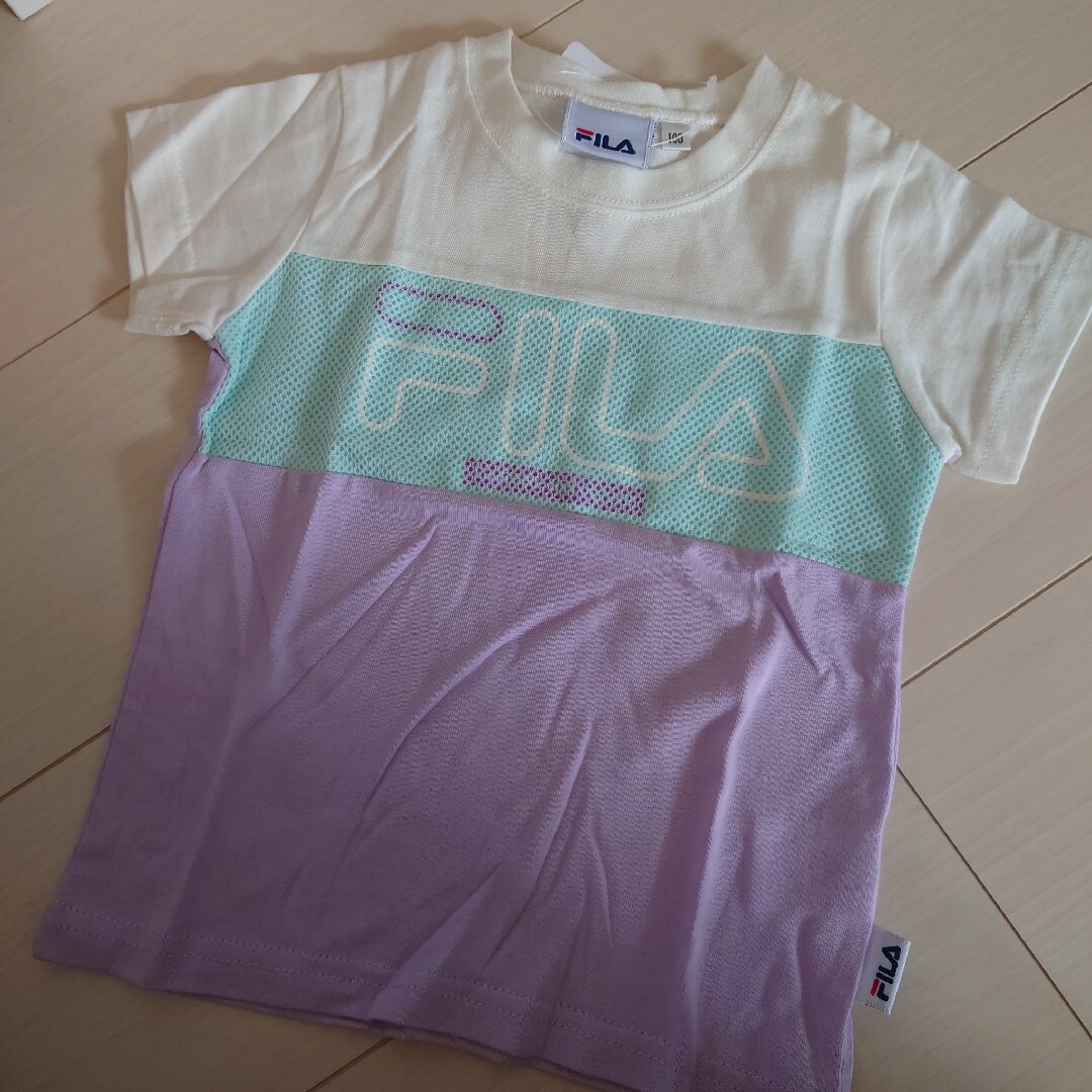 FILA(フィラ)のFILA フィラ 半袖 Tシャツ キッズ/ベビー/マタニティのキッズ服女の子用(90cm~)(Tシャツ/カットソー)の商品写真