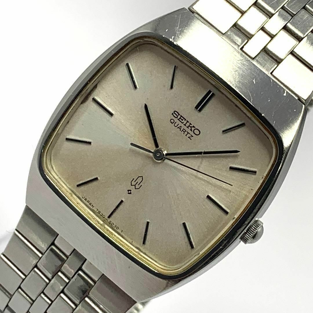 SEIKO(セイコー)の142 SEIKO セイコー メンズ 腕時計 クオーツ式 レトロ ビンテージ メンズの時計(腕時計(アナログ))の商品写真