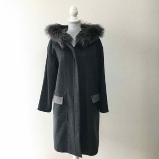 近年　美品　定価50万円　FOXEY フォクシー　カシミヤ　フォックス　コート