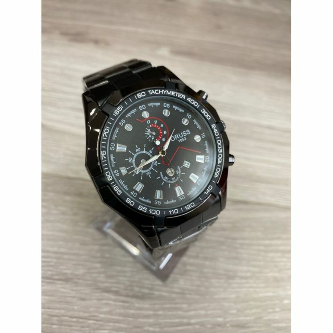海外限定腕時計☆人気のブラックカラー特別価格☆ メンズの時計(腕時計(アナログ))の商品写真