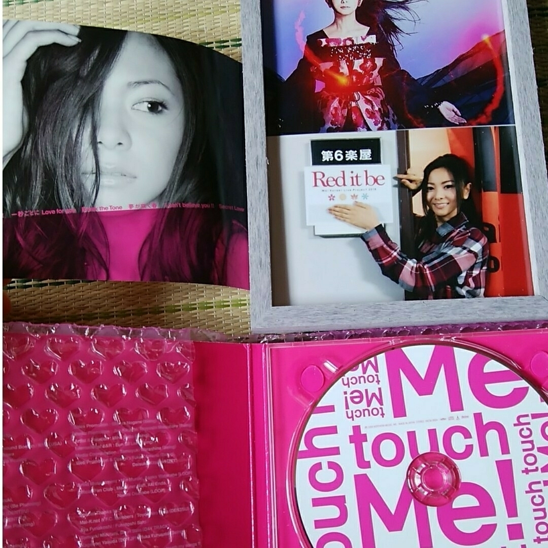 初回CD+DVD　倉木麻衣さん　ファン限定　touch　me　デジタルガラス付 エンタメ/ホビーのCD(ポップス/ロック(邦楽))の商品写真