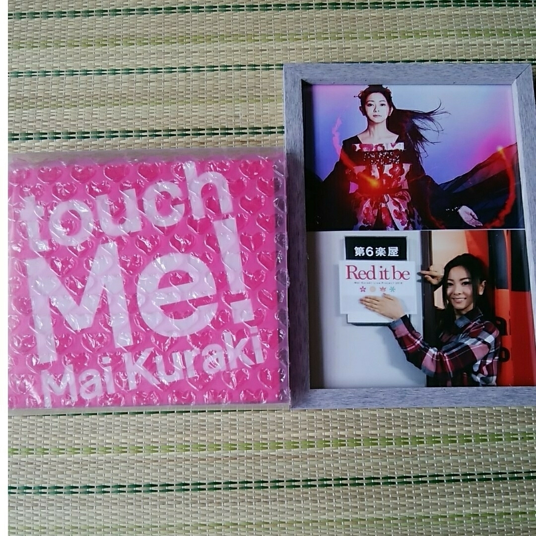 初回CD+DVD　倉木麻衣さん　ファン限定　touch　me　デジタルガラス付 エンタメ/ホビーのCD(ポップス/ロック(邦楽))の商品写真