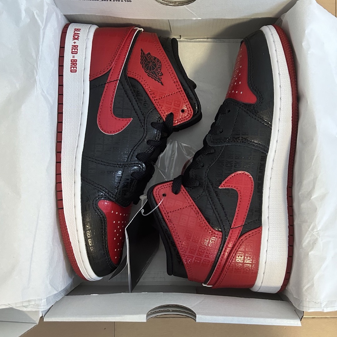 NIKE(ナイキ)のNIKE AIR JORDAN1 ナイキ ジョーダン1 DM9650 001 レディースの靴/シューズ(スニーカー)の商品写真